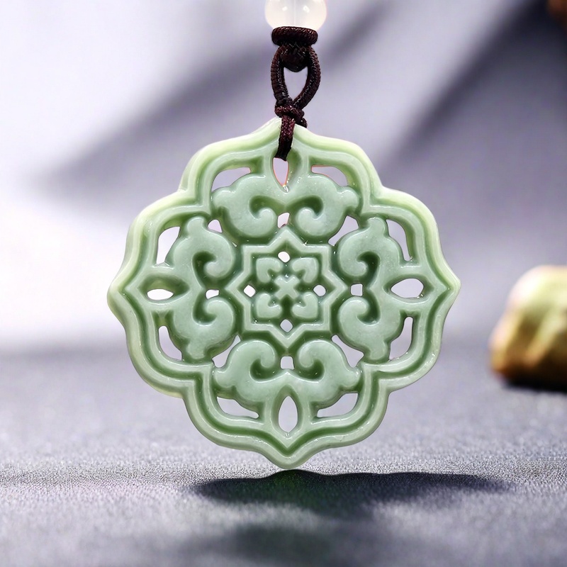 Men Accessories Pendant - Collar con colgante de flor de