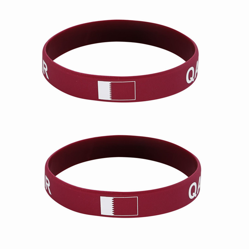 Men Accessories Qatar - Pulseras de silicona con bandera de