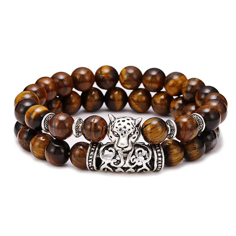 Men'S Vacation Accessories - Premium 2 unids/set leopardo con cuentas