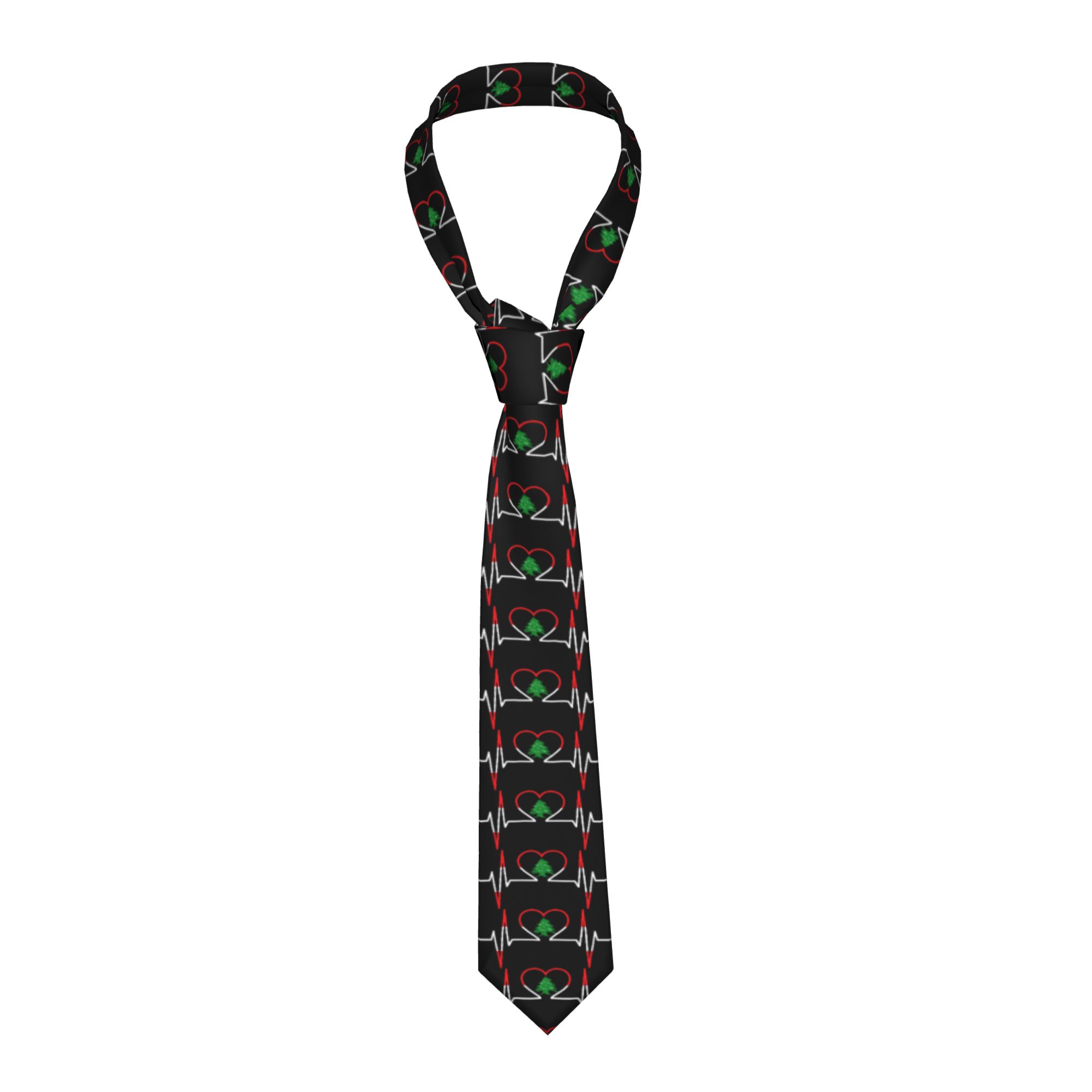 Men Accessories Lebanon - Corbata con diseño de latido cardíaco