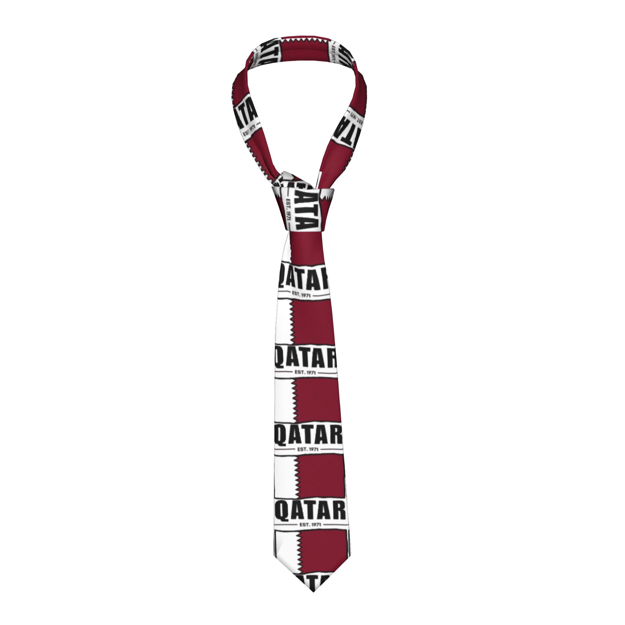 Men Accessories Qatar - Corbata con diseño de la bandera
