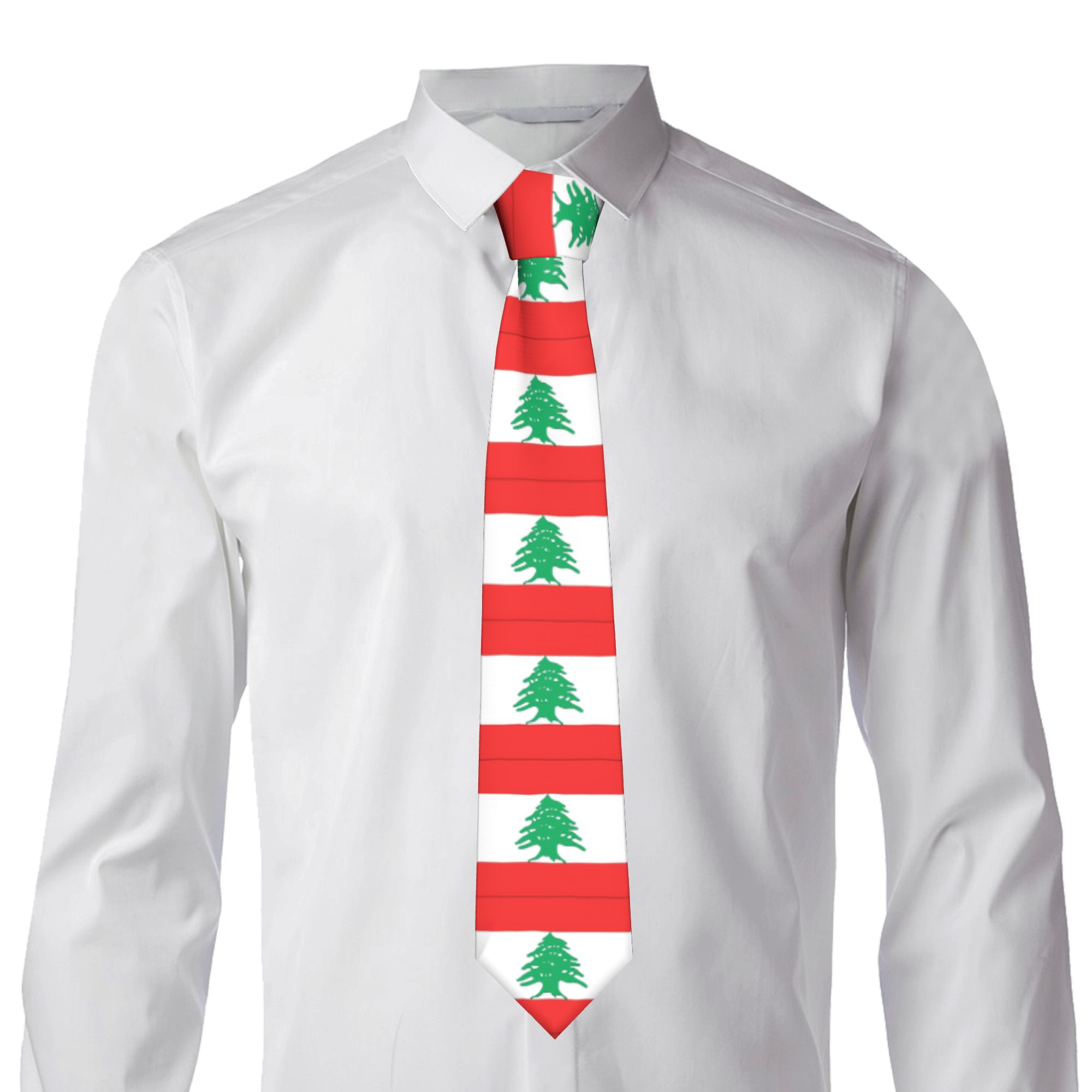 Corbata con la Bandera del Líb - Men Accessories Lebanon reseña y precio