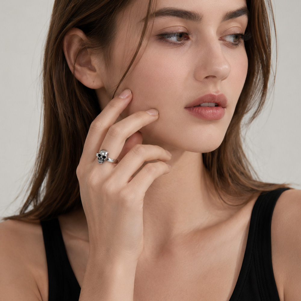 Anillo Cráneo Europa Rebel Ste - Men Accessories Brand reseña y precio