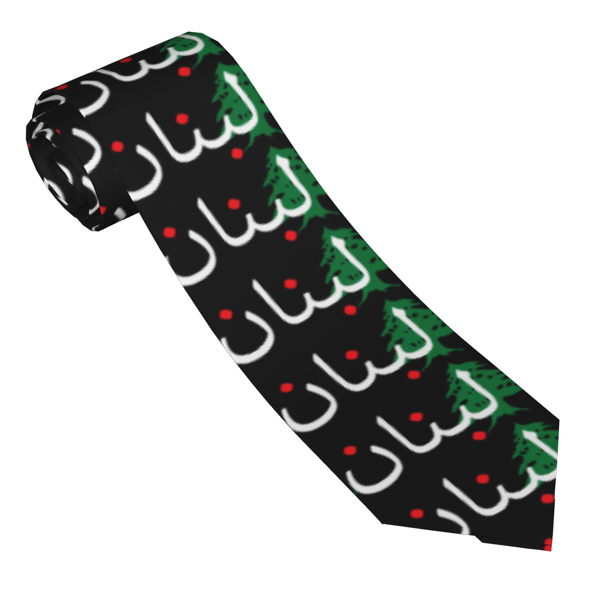 Corbata con Mapa de la Bandera - Men Accessories Lebanon reseña y precio