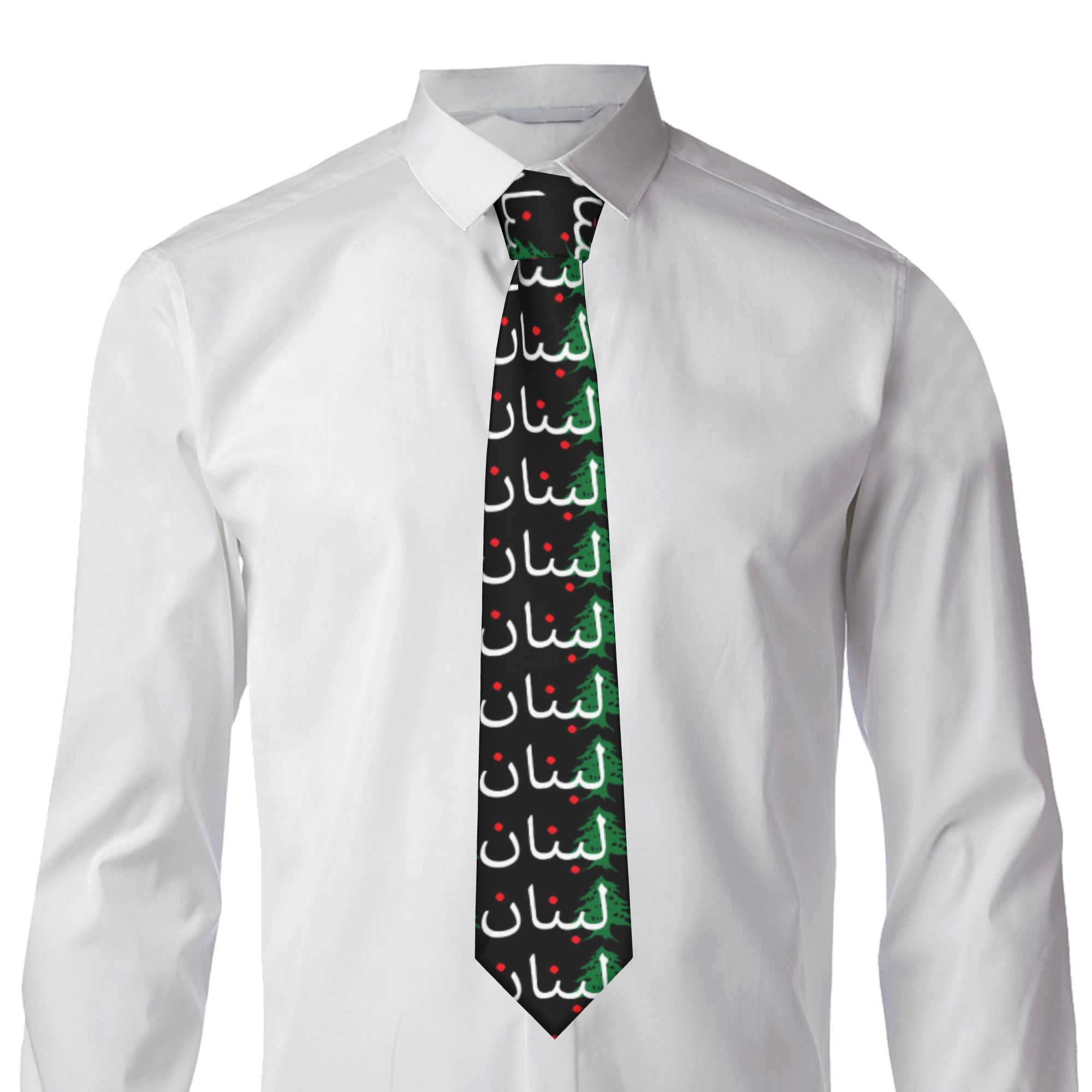 Corbata con Mapa de la Bandera - Men Accessories Lebanon reseña y precio