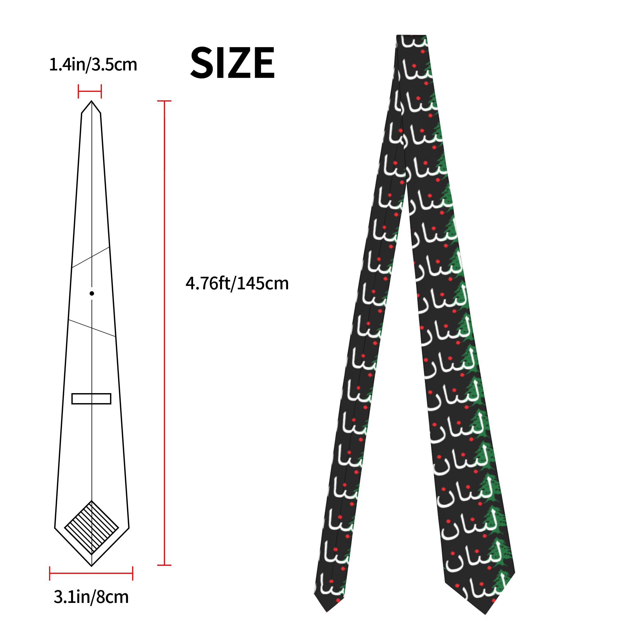 Corbata con Mapa de la Bandera - Men Accessories Lebanon reseña y precio