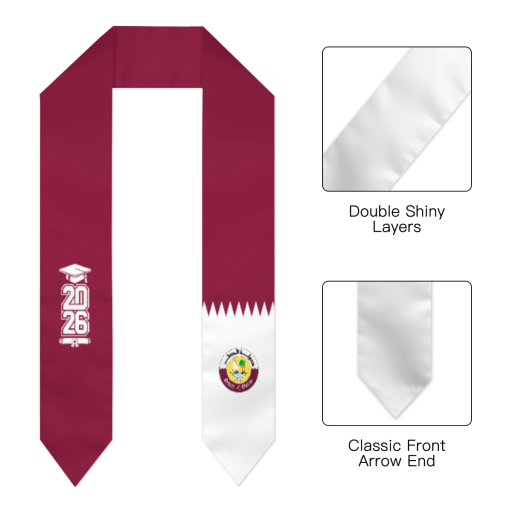 Bufanda con Bandera de Qatar p - Men Accessories Qatar reseña y precio