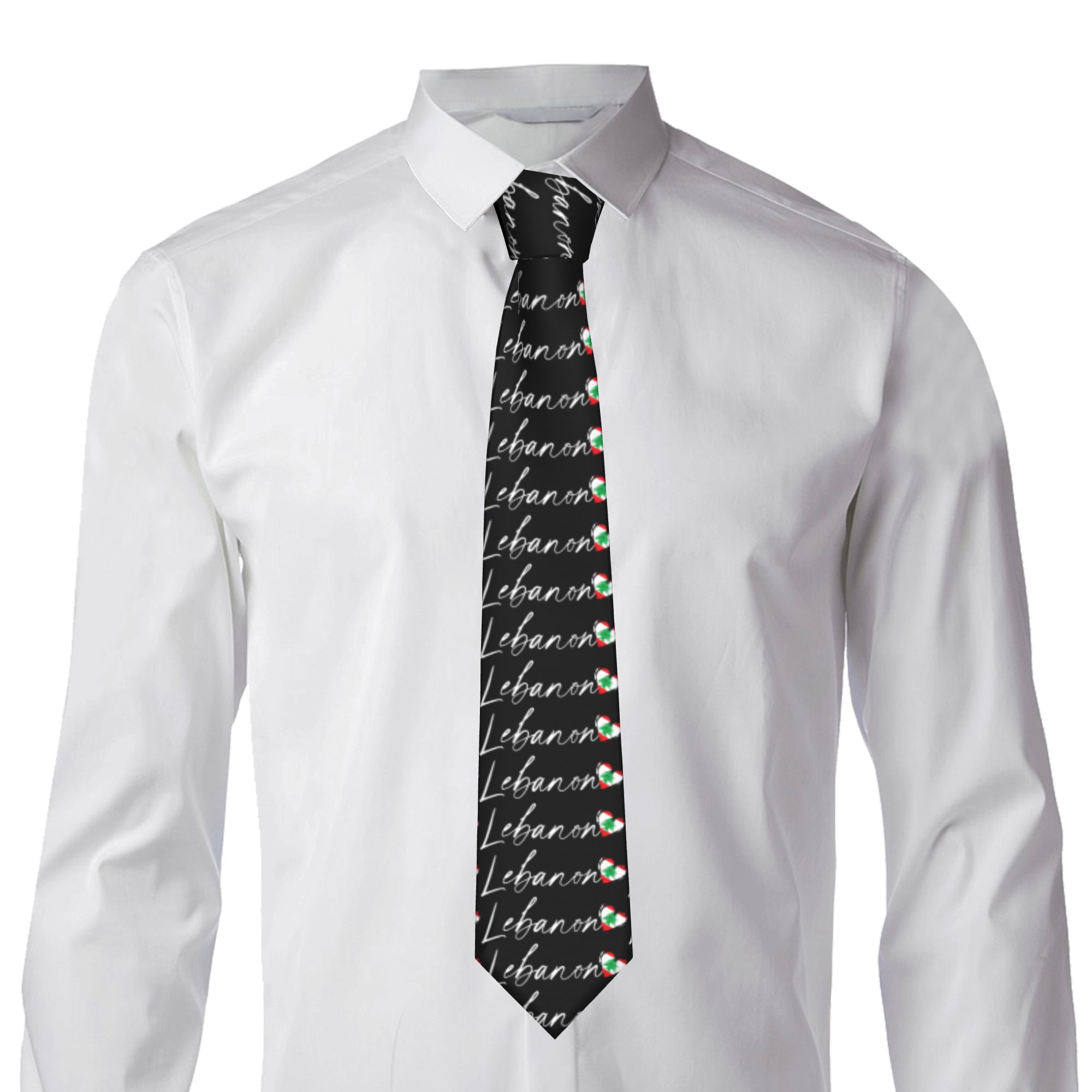 Corbata para hombre con bander - Men Accessories Lebanon reseña y precio