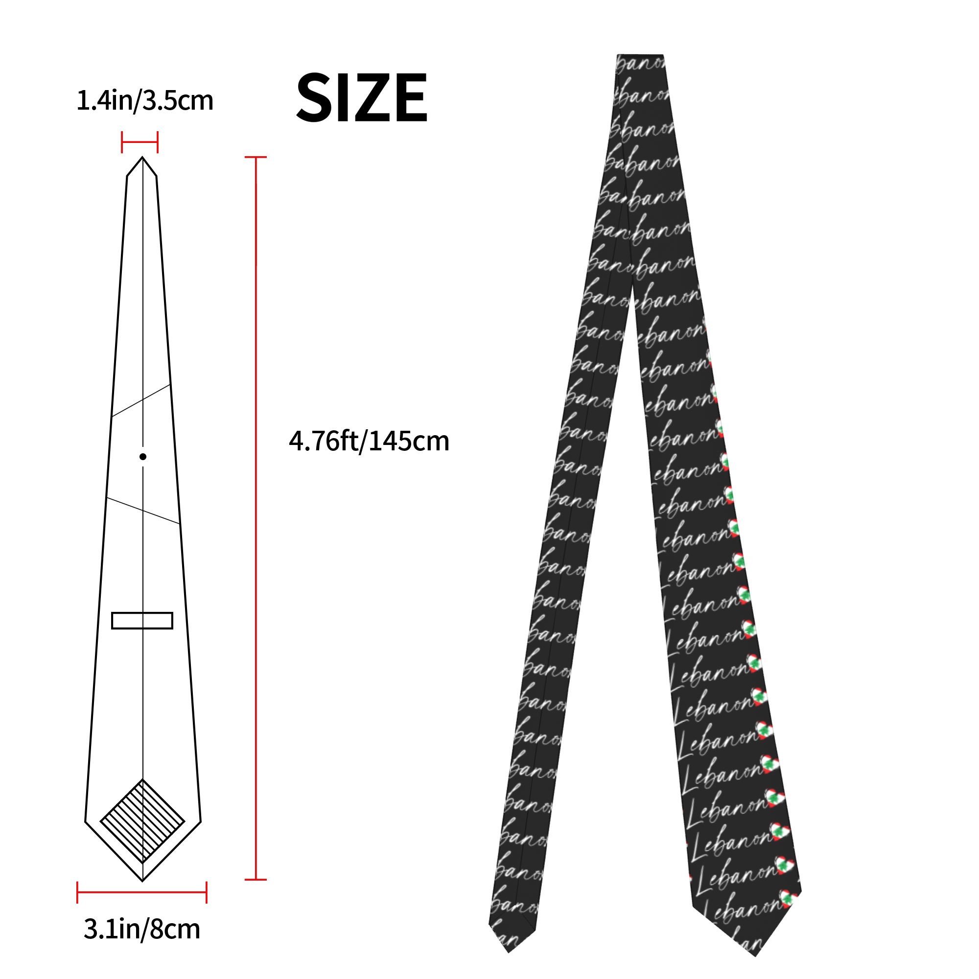 Corbata para hombre con bander - Men Accessories Lebanon reseña y precio