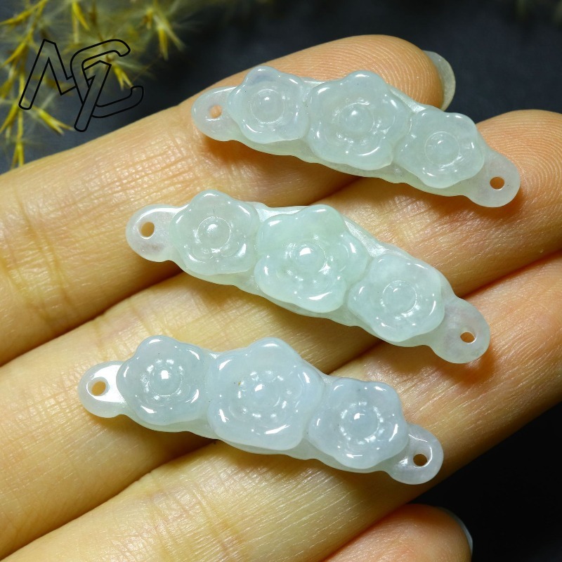 1 ud. Flor de Jadeíta Natural, - Men Accessories For Gift reseña y precio