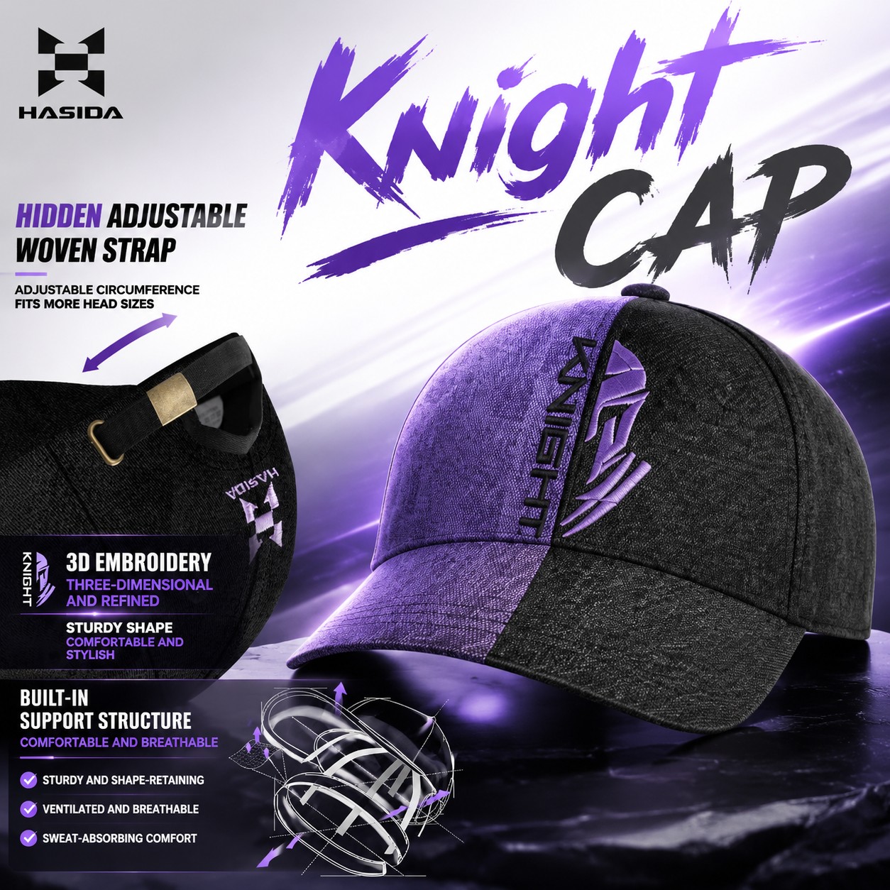 Gorra HASIDA Knight de Marca C - Men Accessories Brand reseña y precio