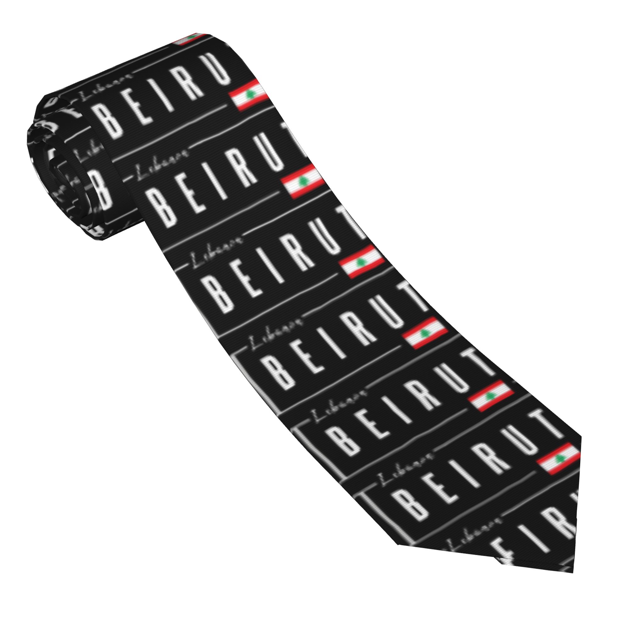 Corbata con la bandera de Beir - Men Accessories Lebanon reseña y precio
