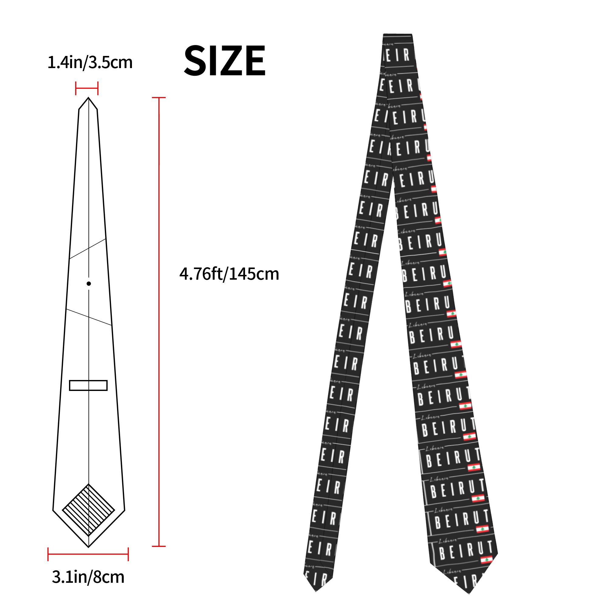 Corbata con la bandera de Beir - Men Accessories Lebanon reseña y precio