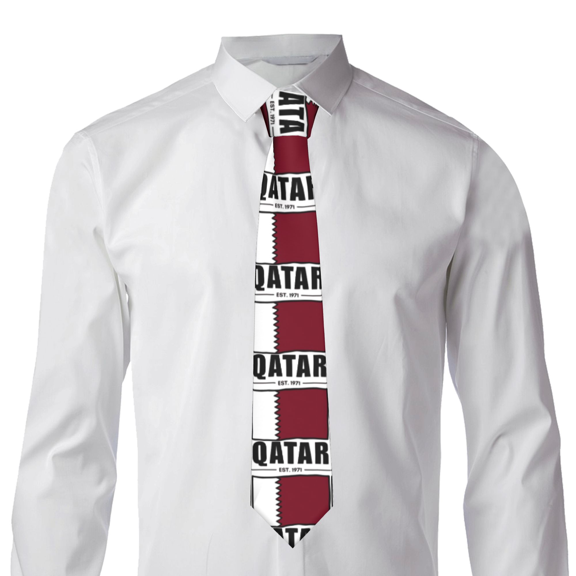 Corbata con diseño de la bande - Men Accessories Qatar reseña y precio