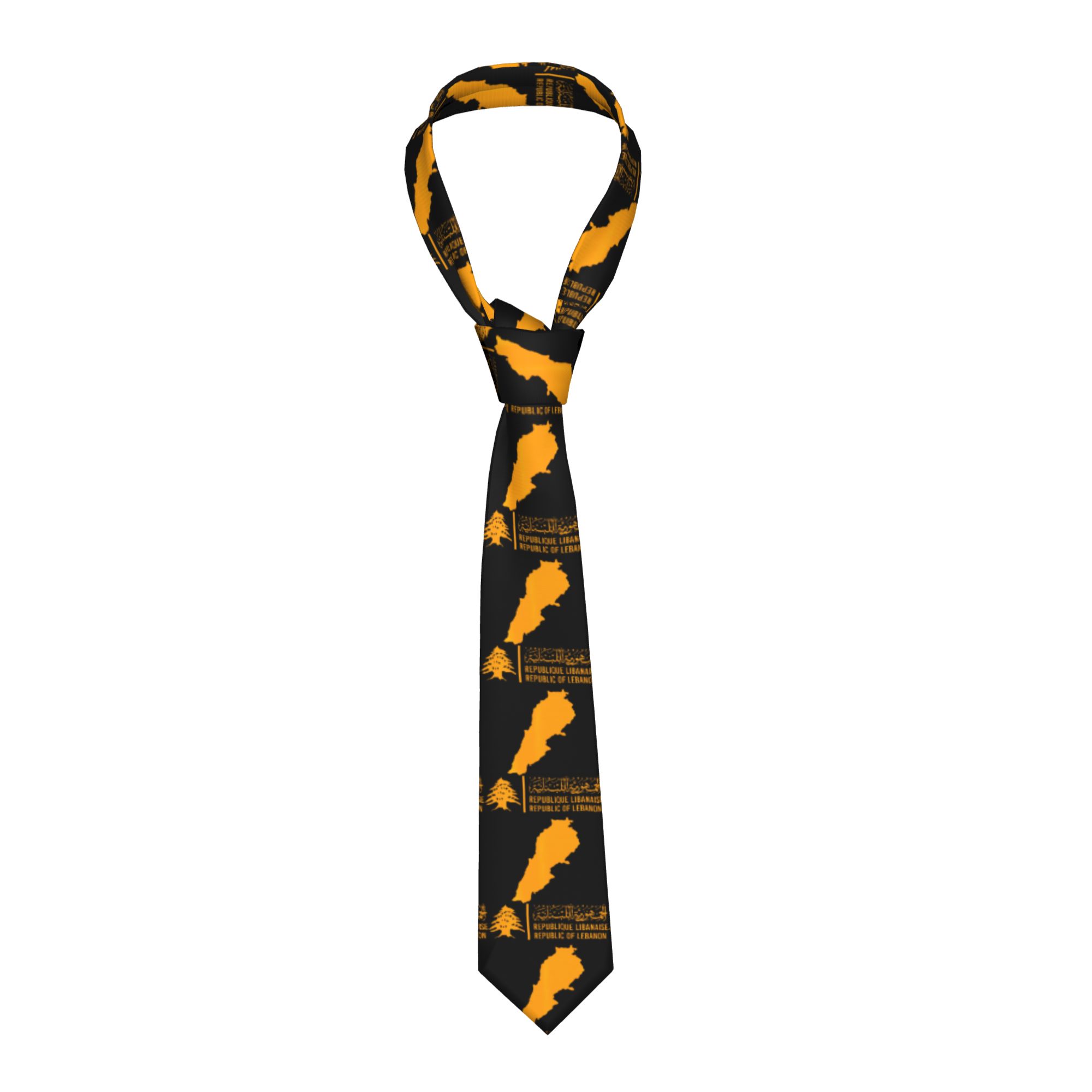 Corbata informal con mapa de l - Men Accessories Lebanon reseña y precio