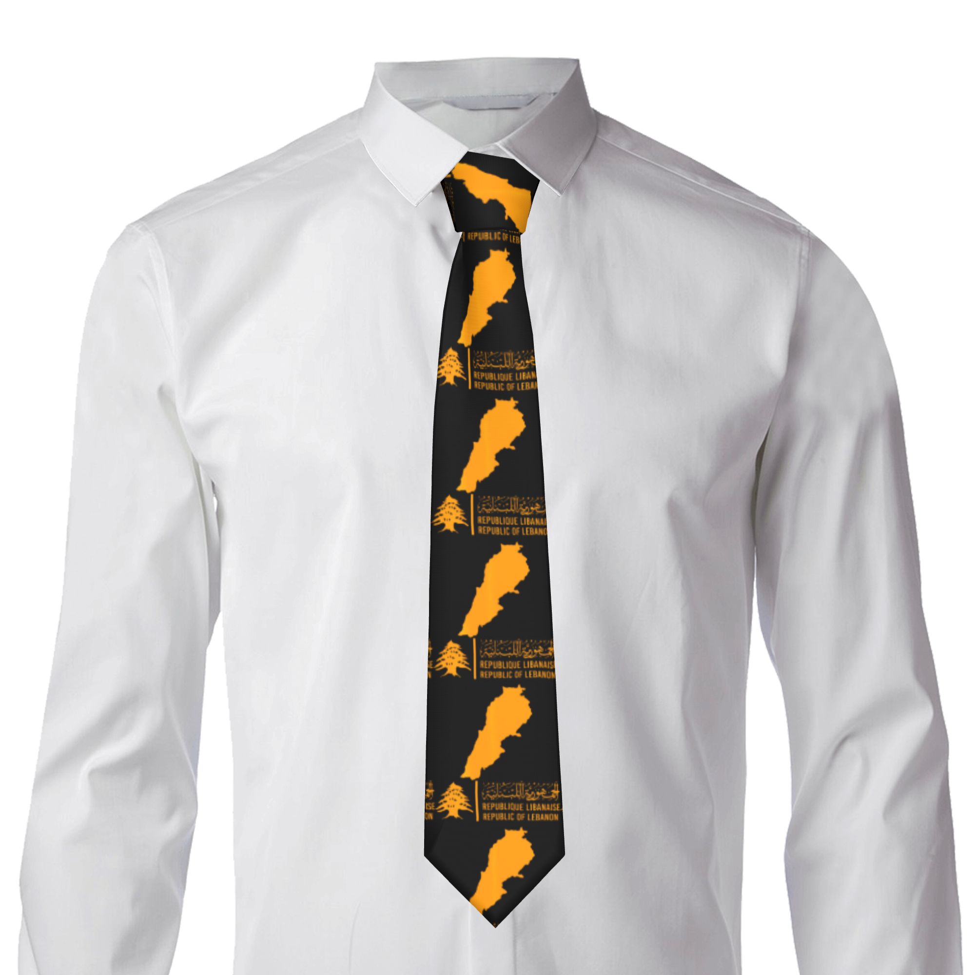 Corbata informal con mapa de l - Men Accessories Lebanon reseña y precio