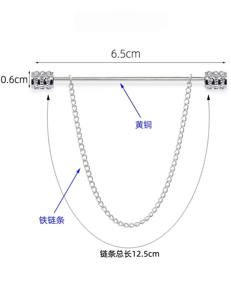 Nuevo broche para hombre, clip - Men Accessories Jewelry reseña y precio