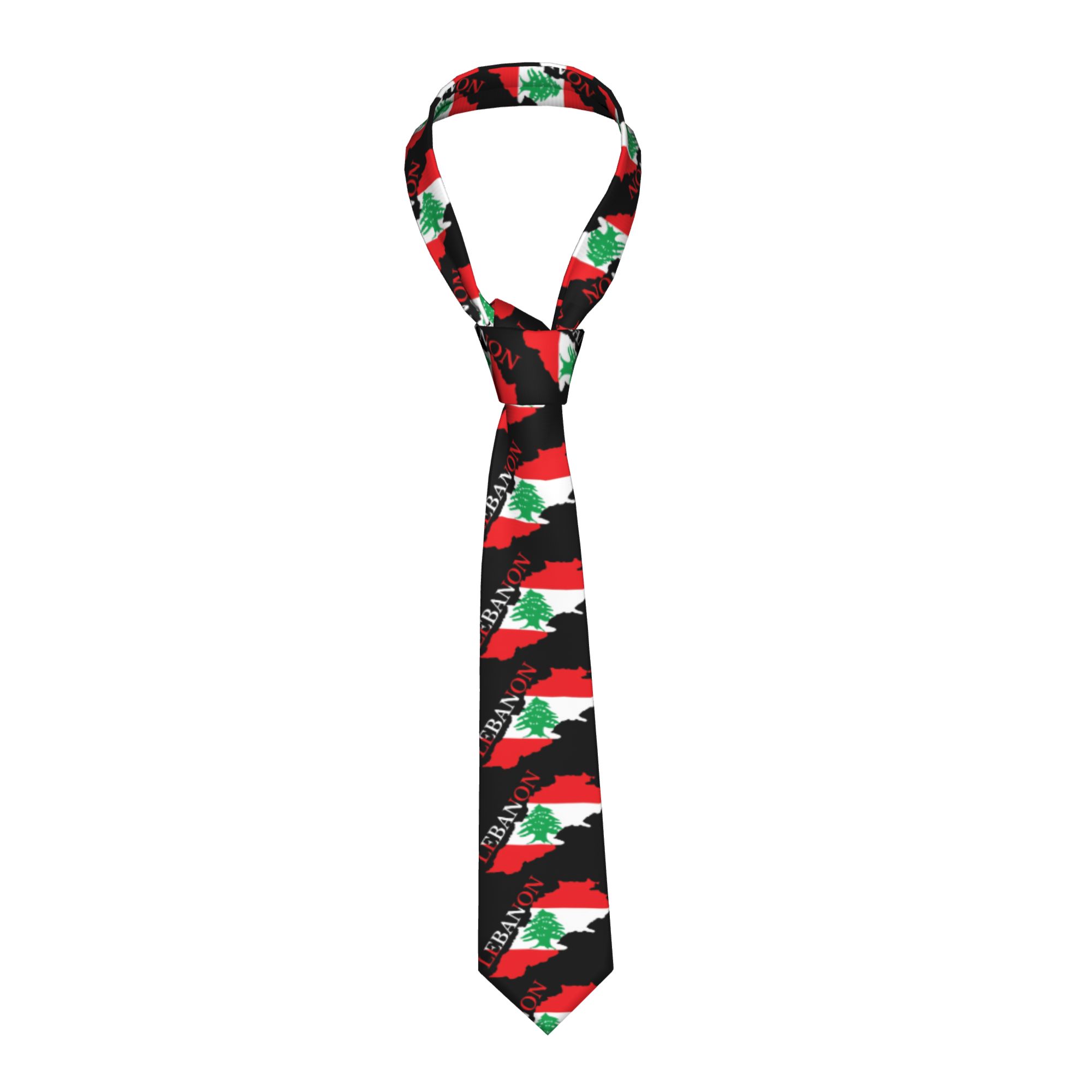 Corbata con mapa de la bandera - Men Accessories Lebanon reseña y precio