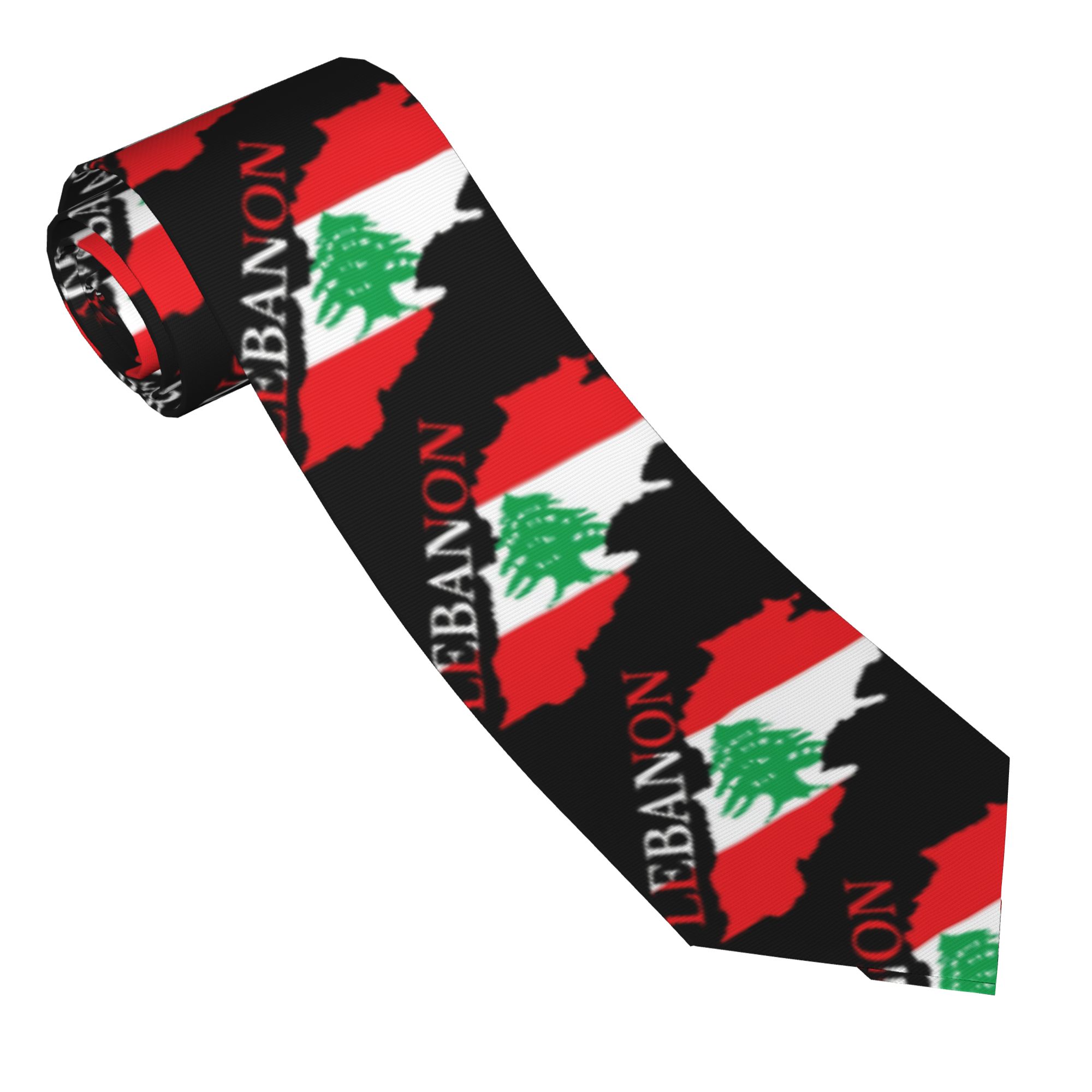 Corbata con mapa de la bandera - Men Accessories Lebanon reseña y precio