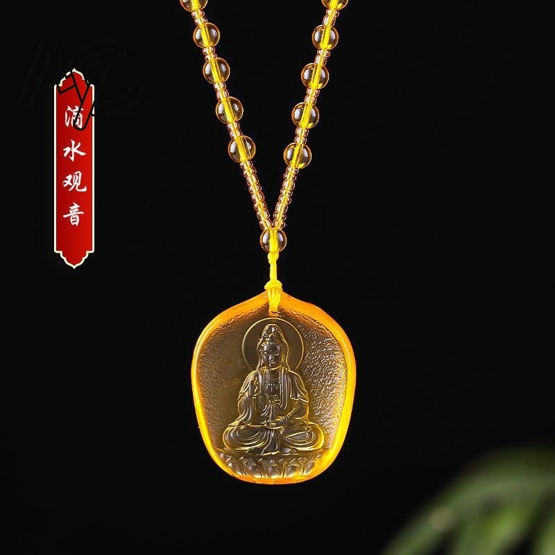 Colgante de gota de agua de cr - Men Accessories Pendant reseña y precio